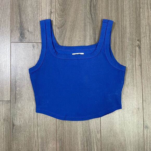 Madewell The Tailored Cool Sculpt Luma Crop Summer Tank Top US Women's XXS New - Picture 2 of 6